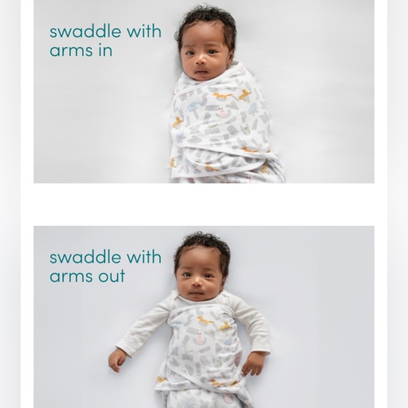 EUC aden + anais Velboa (minky plush) Essentials Easy Swaddle Wrap - Picture 8 of 9